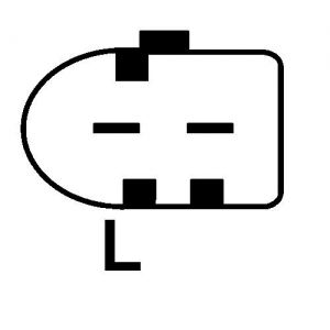 Régulateur compatible pour alternateur VALEO SG12B024 - Connecteur régulateur PL126