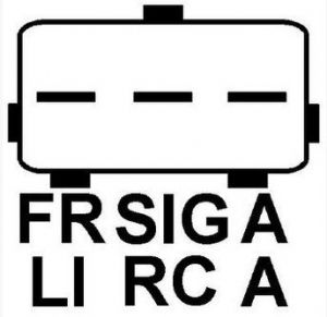 Régulateur compatible pour alternateur FORD 1485762 - Schéma