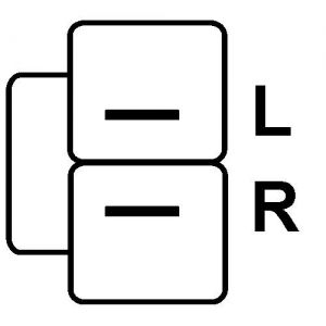 Régulateur compatible pour alternateur AUTOSTARTER POLAND ARE5085 - Connecteur régulateur PL89