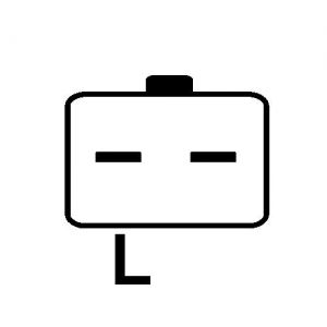 Régulateur compatible pour alternateur VALEO 2543488B - Connecteur régulateur PL55