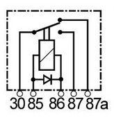 Mini relais 12V deux contacts - Relais deux contacts 12V CAO160942