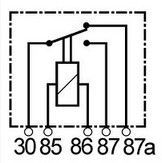 Mini relais inverseur 12V deux contacts compatible pour DURITE - HCUK 072870 - Relais deux contacts 12V CAO160974