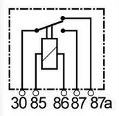 Mini relais 12V deux contacts compatible pour CLAAS 0007440700 - Relais deux contacts 12V pour Nagares rlpa5212