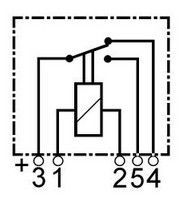Mini relais 12V deux contacts compatible pour MERCEDES BENZ 0025451119 - Relais deux contacts 12V pour Wehrle 29201005