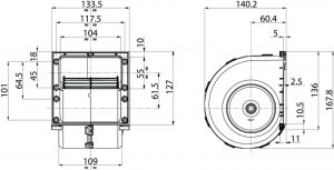 Ventilateur de chauffage compatible pour HC-CARGO 160582 - vue 2