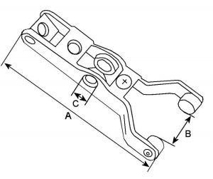 Fourchette Mahle Letrika pour démarreur ISKRA MSX426KIT - vue 2