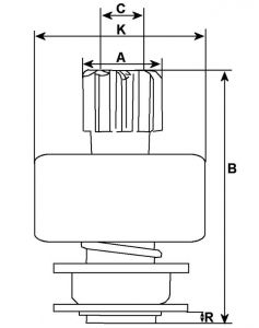 Lanceur compatible pour démarreur AUTOSTARTER POLAND SD0111 - vue 2