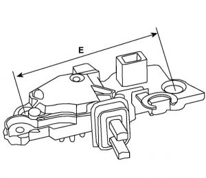 Régulateur compatible pour alternateur CATERPILLAR 2Y5713 - vue 2