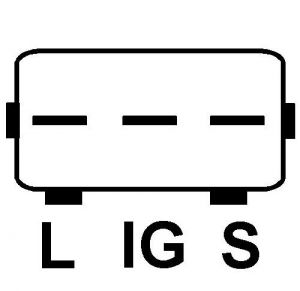 Régulateur compatible pour alternateur UNIPOINT YR6624 - vue 4