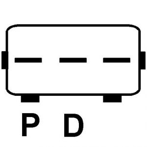 Régulateur compatible pour alternateur MITSUBISHI 333851 - vue 3