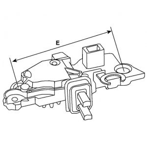 Régulateur compatible pour alternateur AUTOSTARTER POLAND ARE0127P - vue 3