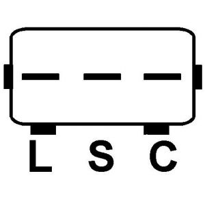Régulateur compatible pour alternateur MITSUBISHI A3TJ1791 - vue 4