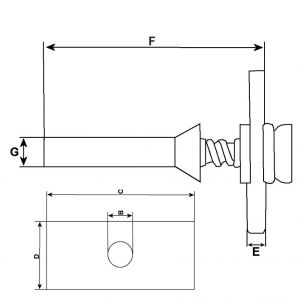 Contact mobile compatible pour démarreur ALFA ROMEO 51823860 - vue 2
