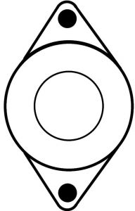 Solénoide compatible pour démarreur MITSUBISHI M2T78481 - vue 4