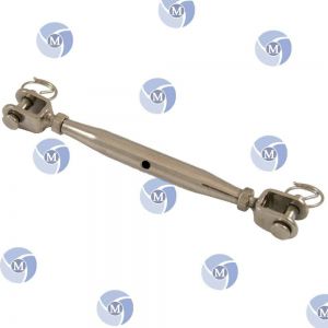 Ridoir Inox A4-316, Longueur Fermé 305mm, Filetage M16, Chape-chape, FP INOX