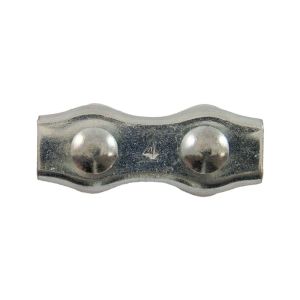 Serre-câble plat duplex Ø 10mm (Acier) - Serre-câble plat duplex de diamètre de câble 10mm