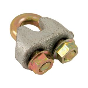 Serre-câble à étrier Ø 5mm EXDIN1142 (Économique) - Serre-câble à étrier de diamètre de câble de 5mm