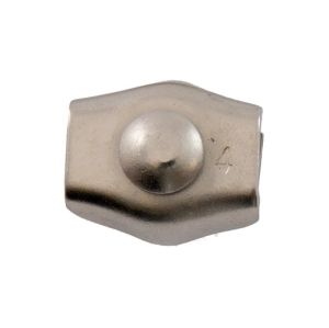 Serre-câble plat simplex Ø 10mm (Inox)