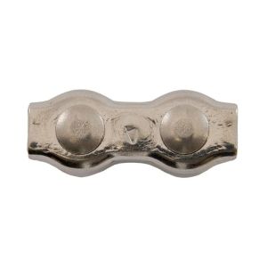 Serre-câble plat duplex Ø 8mm (Inox)