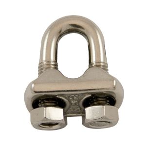 Serre-câble à étrier Ø 20mm (Inox) - Serre-câble à étrier de diamètre de câble de 20mm