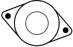Solénoide compatible pour démarreur LUCAS 26722 - vue 4