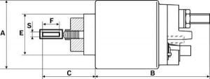 Solénoide Bosch pour démarreur BOSCH 2339303839 - vue 3