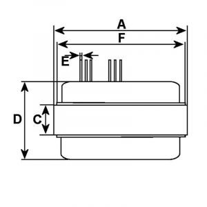 Stator d'alternateur compatible pour VALEO 2542920A - Stator pour alternateur VALEO 2607209