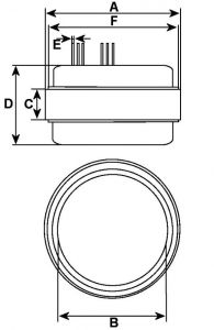 Stator d'alternateur compatible pour MITSUBISHI A004T03392B - vue 2