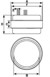 Stator d'alternateur compatible pour REMY (DELCO) 19010126 - vue 2