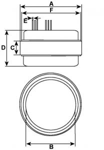 Stator d'alternateur Bosch pour BOSCH 0124615007 - vue 2