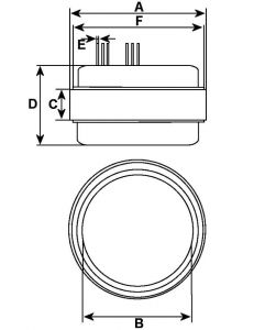 Stator d'alternateur Bosch pour ALFA ROMEO 60672342 - vue 2