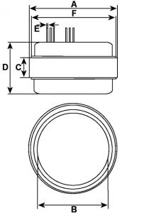 Stator d'alternateur compatible pour BOSCH 0124525010 - vue 2