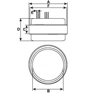 Stator d'alternateur compatible pour MITSUBISHI A005TB1291ZE - vue 2