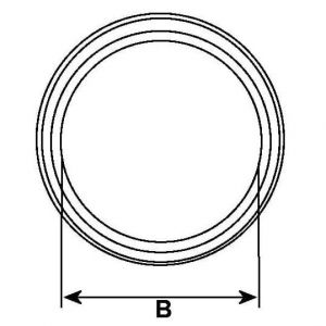 Stator d'alternateur compatible pour MITSUBISHI A3T14891 - Côtes et dimensions stator pour alternateur