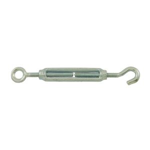 Tendeur à un anneau et un crochet M6 (Acier)