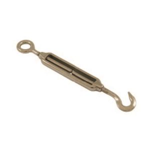 Tendeur à un anneau et un crochet M8 (Inox)