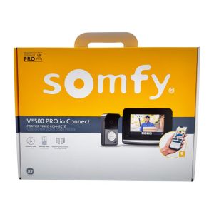 Visiophone SomfyV®500 Pro io Connect + alim bloc secteur (1871274) - visiophone-somfy-emballage-boite