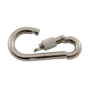 Mousqueton alpin avec sécurité Ø 8mm (Économique) - Mousqueton alpin supportant jusqu'à 190kg