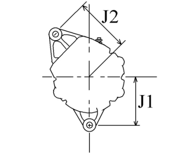 Côtes et dimensions du démarreur