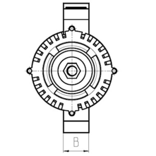schema dimension alternateur BOSCH 0124625081