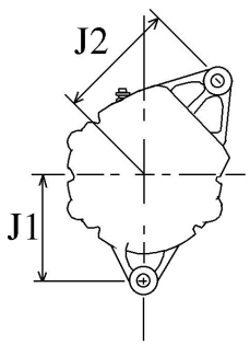 Côtes et dimensions alternateur HC Cargo 